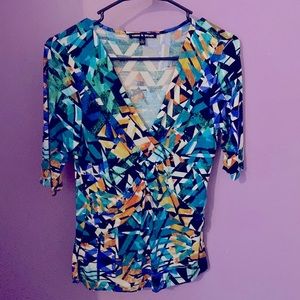 💙Cable & Gauge multi-colored blouse💙